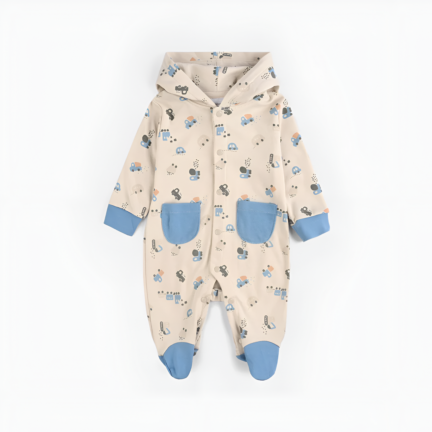 The White Hike Baby Boys Cotton Romper - The White Hike