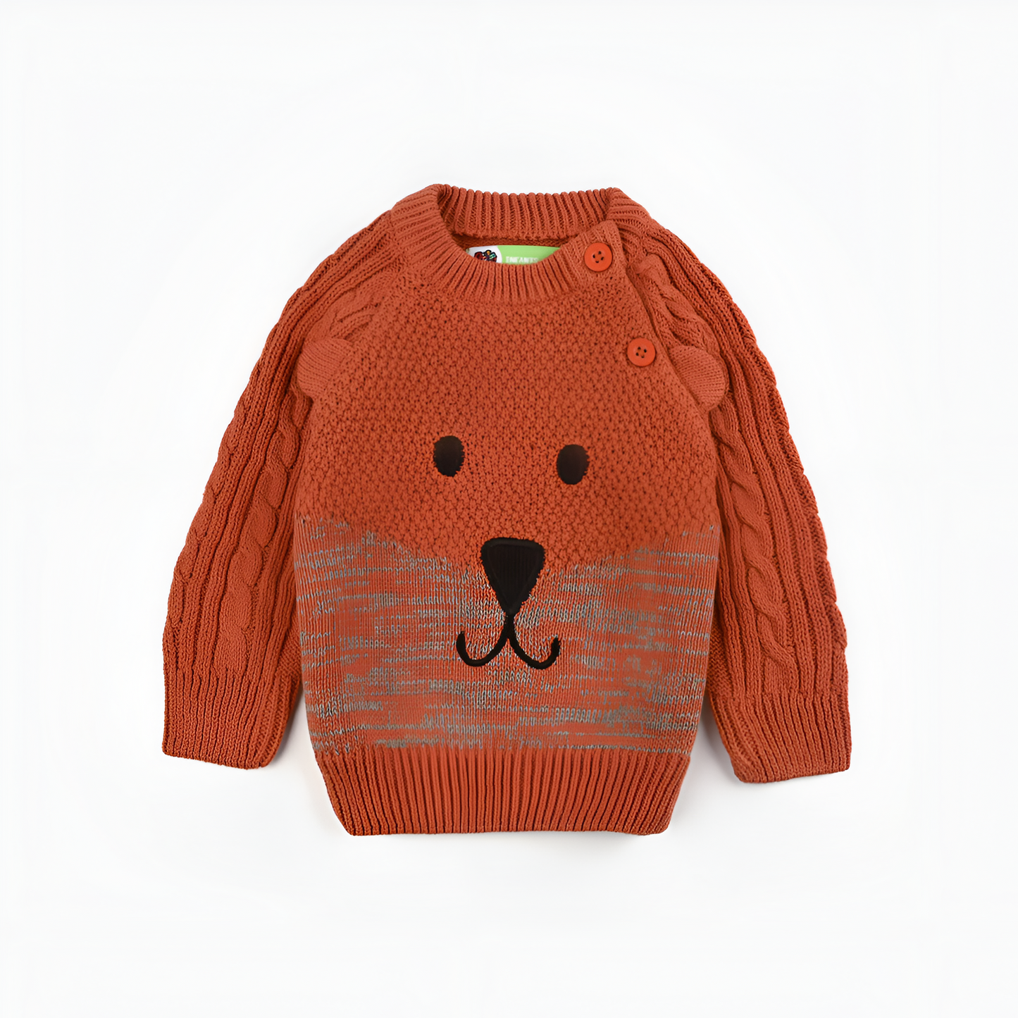 The White Hike Baby Boys Cotton Sweater - The White Hike