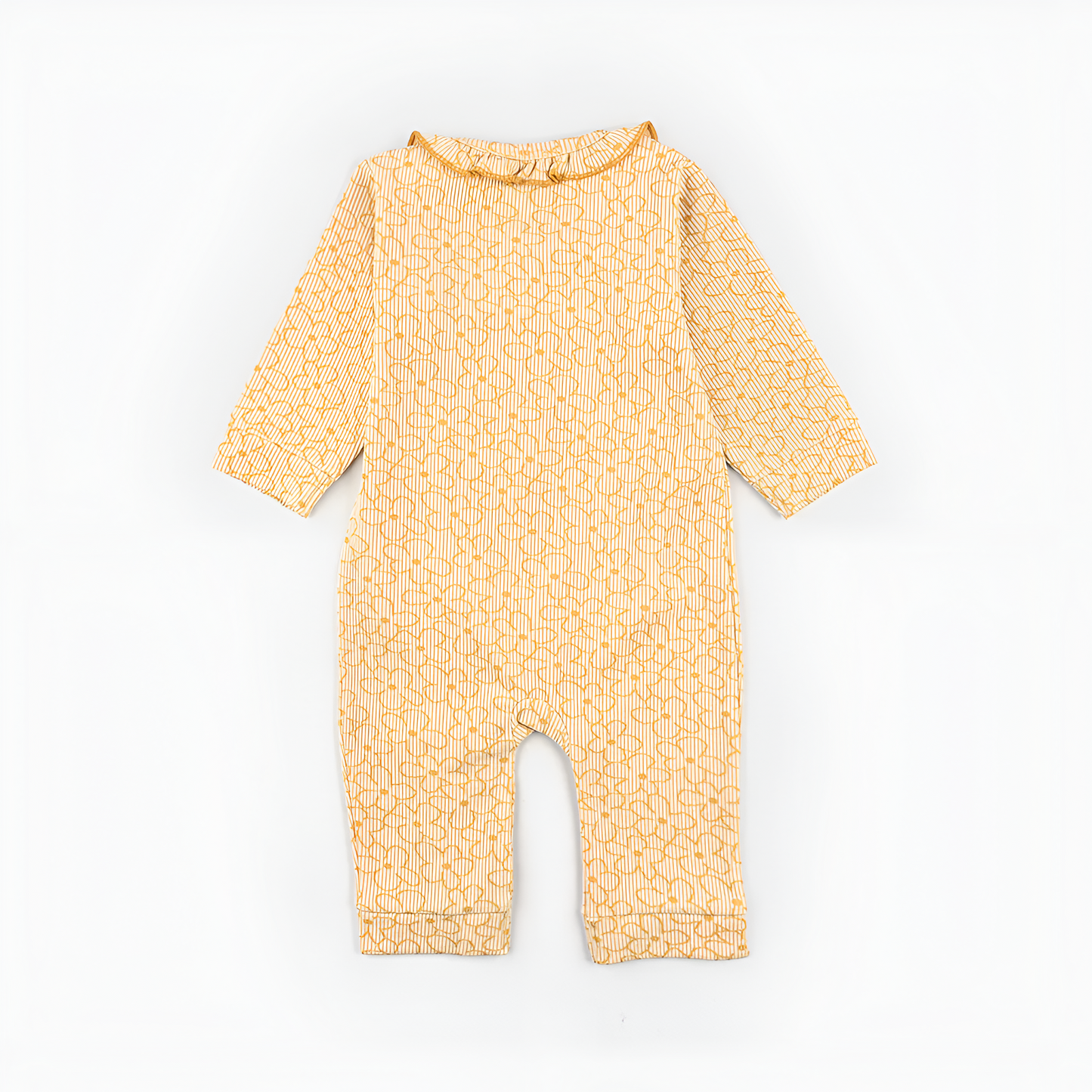 The White Hike Floral Jacquard Romper - The White Hike
