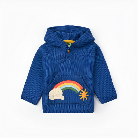 The White Hike Baby Boys Acrylic Rainbow Sweater - The White Hike