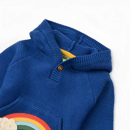 The White Hike Baby Boys Acrylic Rainbow Sweater - The White Hike