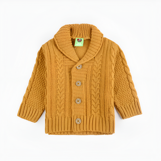 The White Hike Baby Boys Acrylic Cardigan Sweater - The White Hike