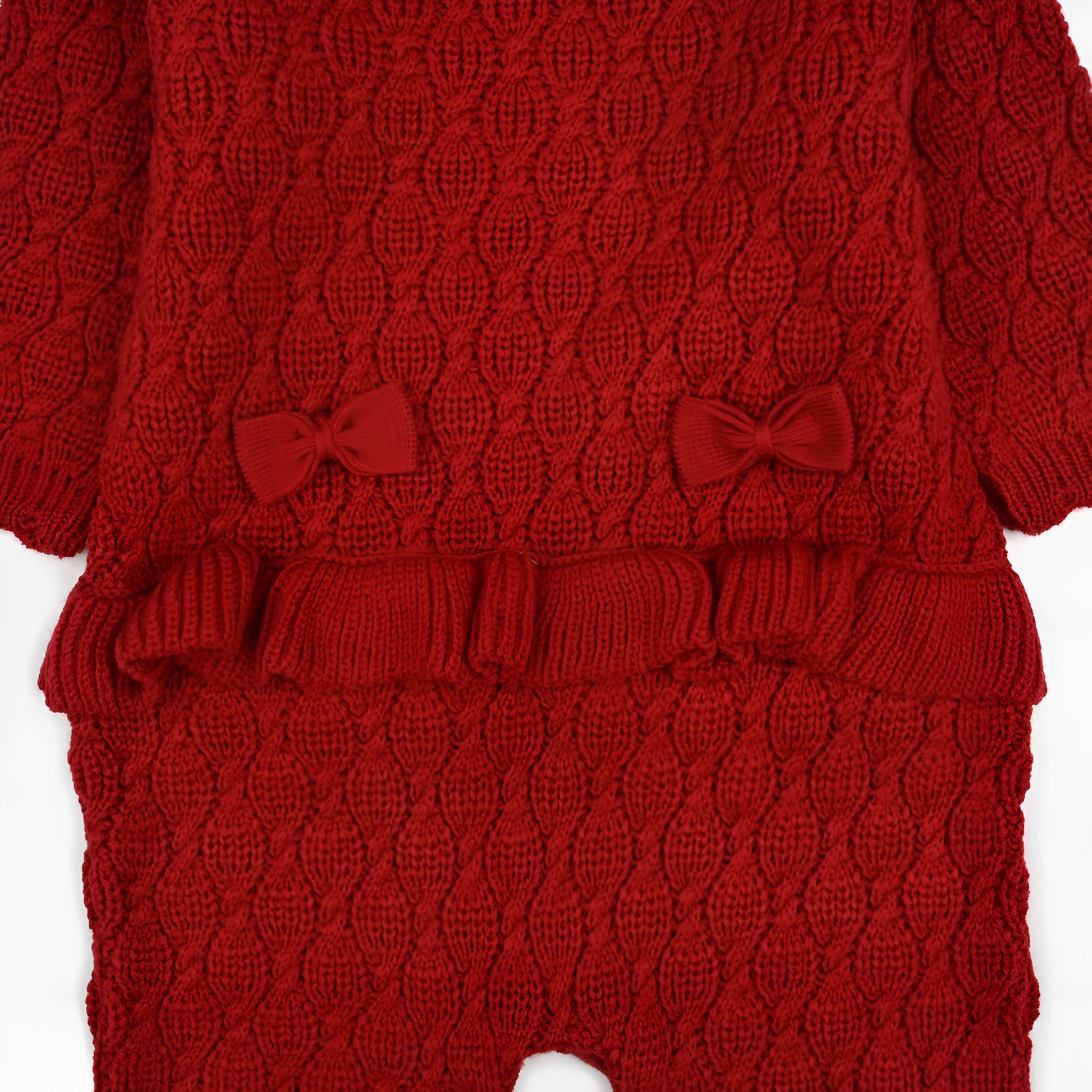The White Hike Cozy Brick Red Romper - The White Hike