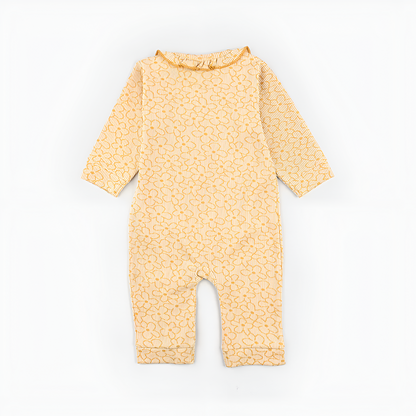 The White Hike Floral Jacquard Romper - The White Hike